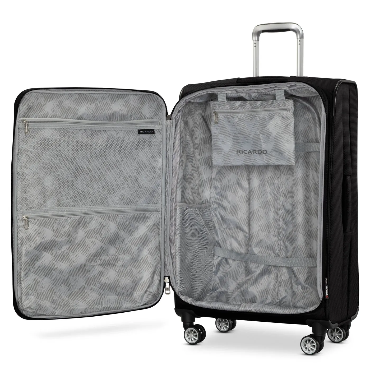 Ricardo Beverly Hills  Hermosa Softside Large Checked Spinner Luggage