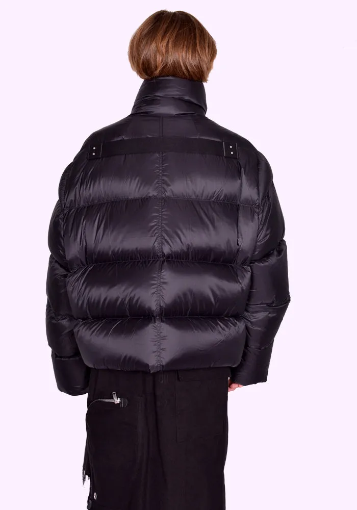 RICK OWENS MEN RU02D6745 NPD3 TURTLE JACKET BLACK (New Season FW24)