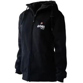 Ridge Womens 3 Zone Heated Hoodie, Onyx