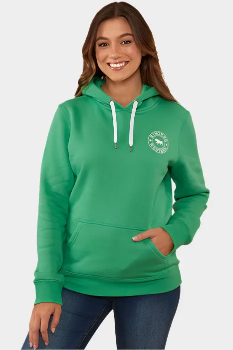 Ringers Western Signature Bull Women's Pullover Hoodie - Kelly Green