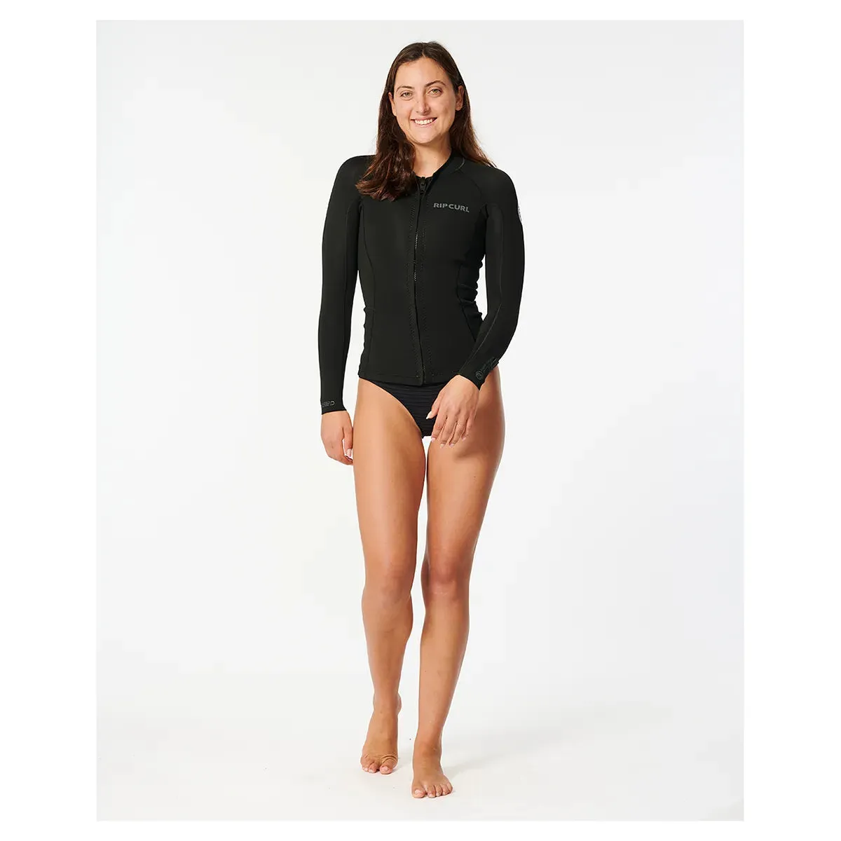 Rip Curl Women's Dawn Patrol Long Sleeve Jacket - Black - 2024