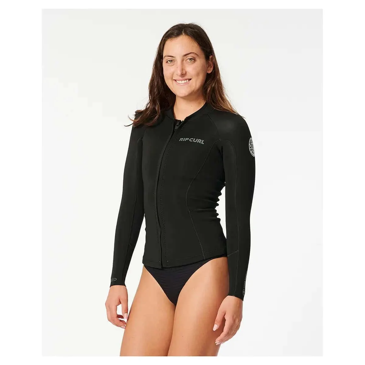 Rip Curl Women's Dawn Patrol Long Sleeve Jacket - Black - 2024