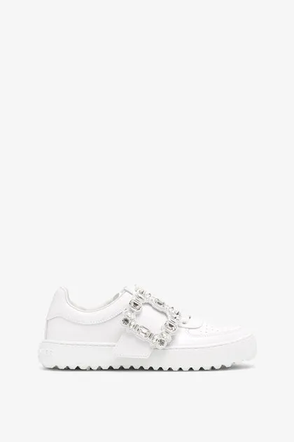 Roger Vivier Very Vivier white sneakers