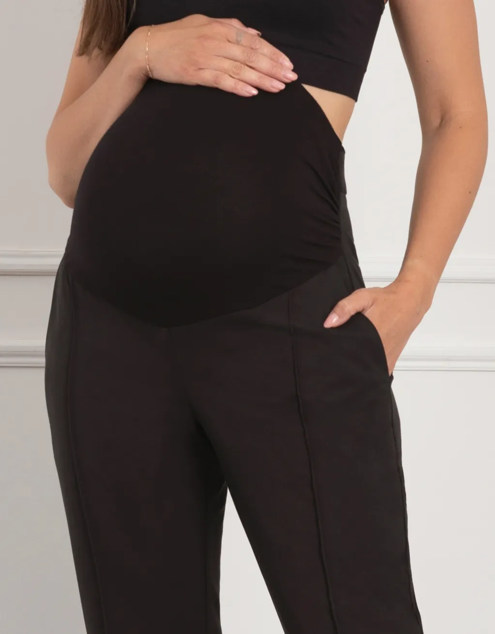 Rosannah | Over Bump Boot Cut Maternity Pants