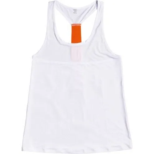 Roxy SATURDAY NIGHT ALRIGHT - TECHNICAL VEST TOP FOR WOMEN WHITE