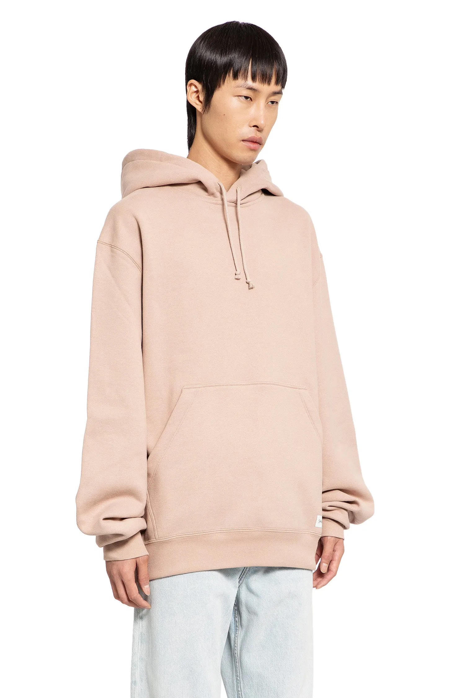 saint laurent cotton jersey oversize hoodie