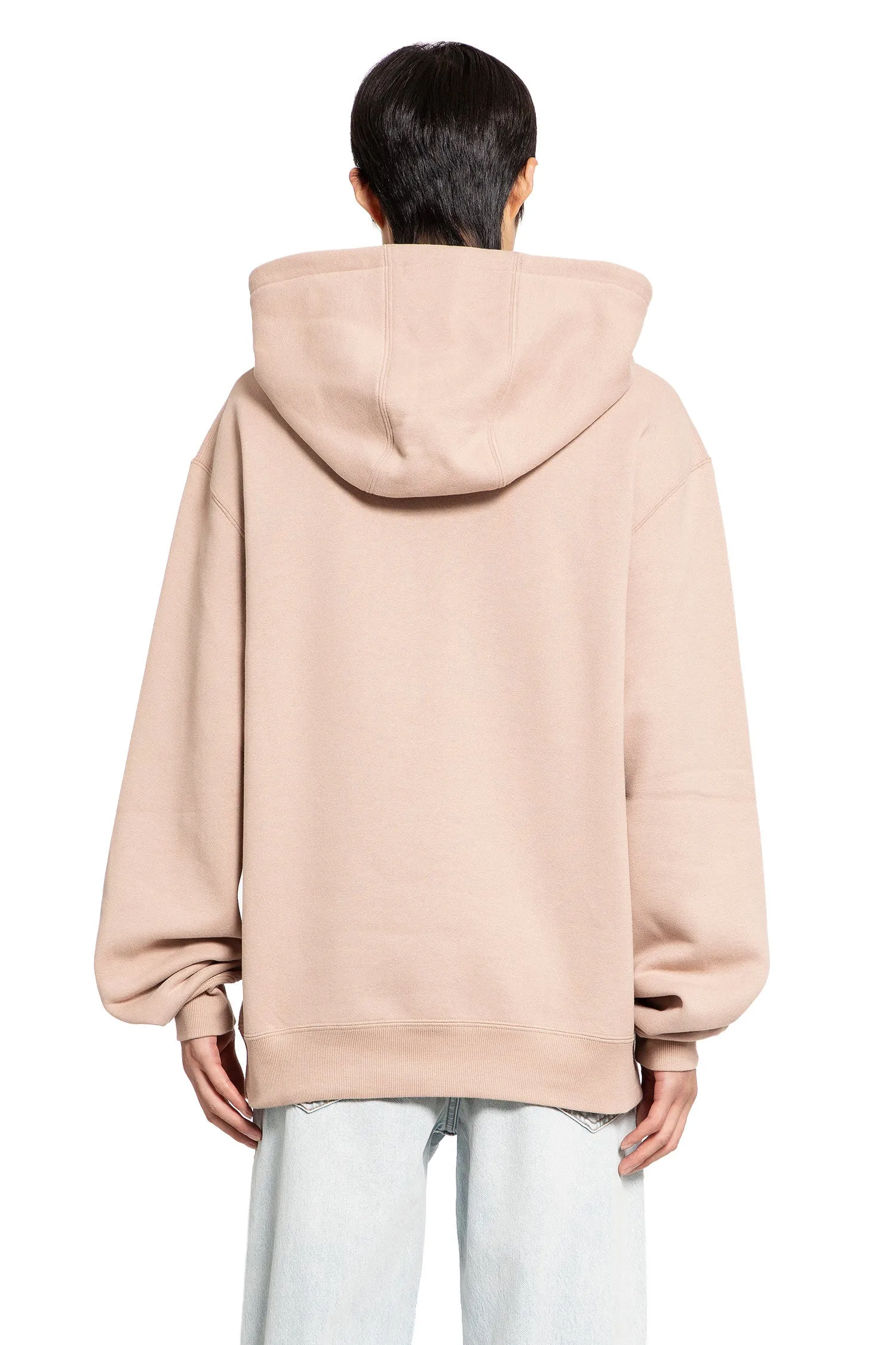 saint laurent cotton jersey oversize hoodie