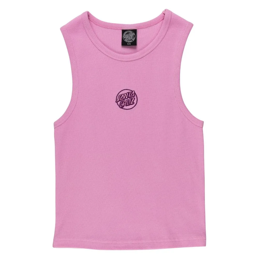 Santa Cruz Partial Dot Emb Tank Vest Fondant Pink: 14