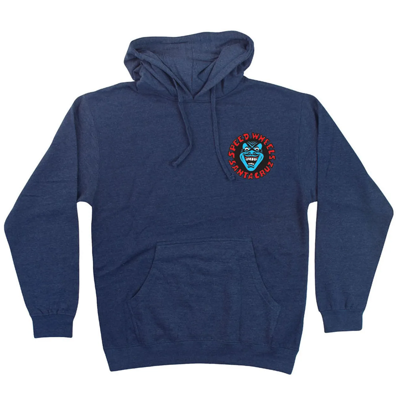 Santa Cruz Screaming Hand Pullover Hooded L/S Mens Sweatshirt - Navy Heather