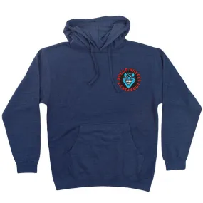 Santa Cruz Screaming Hand Pullover Hooded L/S Mens Sweatshirt - Navy Heather