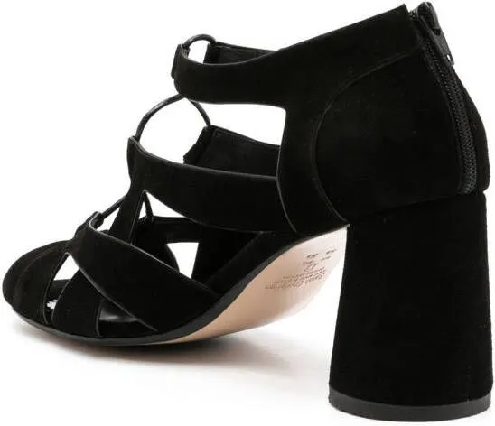 Sarah Chofakian Taylor suede sandals Black