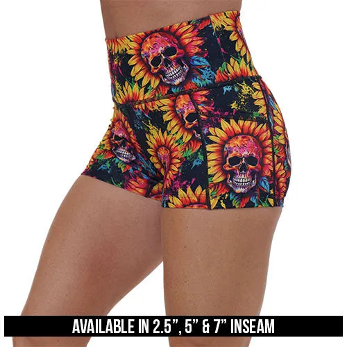 Shorts | Skull Flower