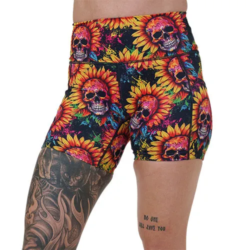 Shorts | Skull Flower