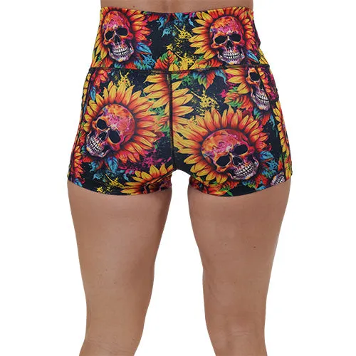 Shorts | Skull Flower