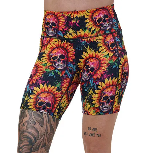 Shorts | Skull Flower