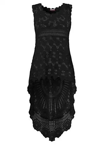 Sleeveless Round Neck Crochet Top by Joe Browns | Look Again