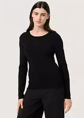 SLSina Round Neck Slim Fit Pullover by Soaked in Luxury | Look Again