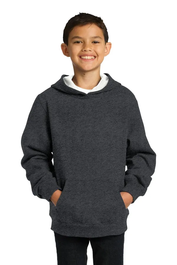 Sport-Tek YST254: Youth Pullover Hooded Sweatshirt