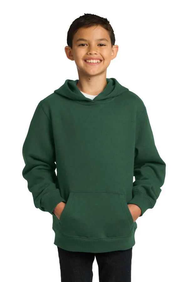 Sport-Tek YST254: Youth Pullover Hooded Sweatshirt