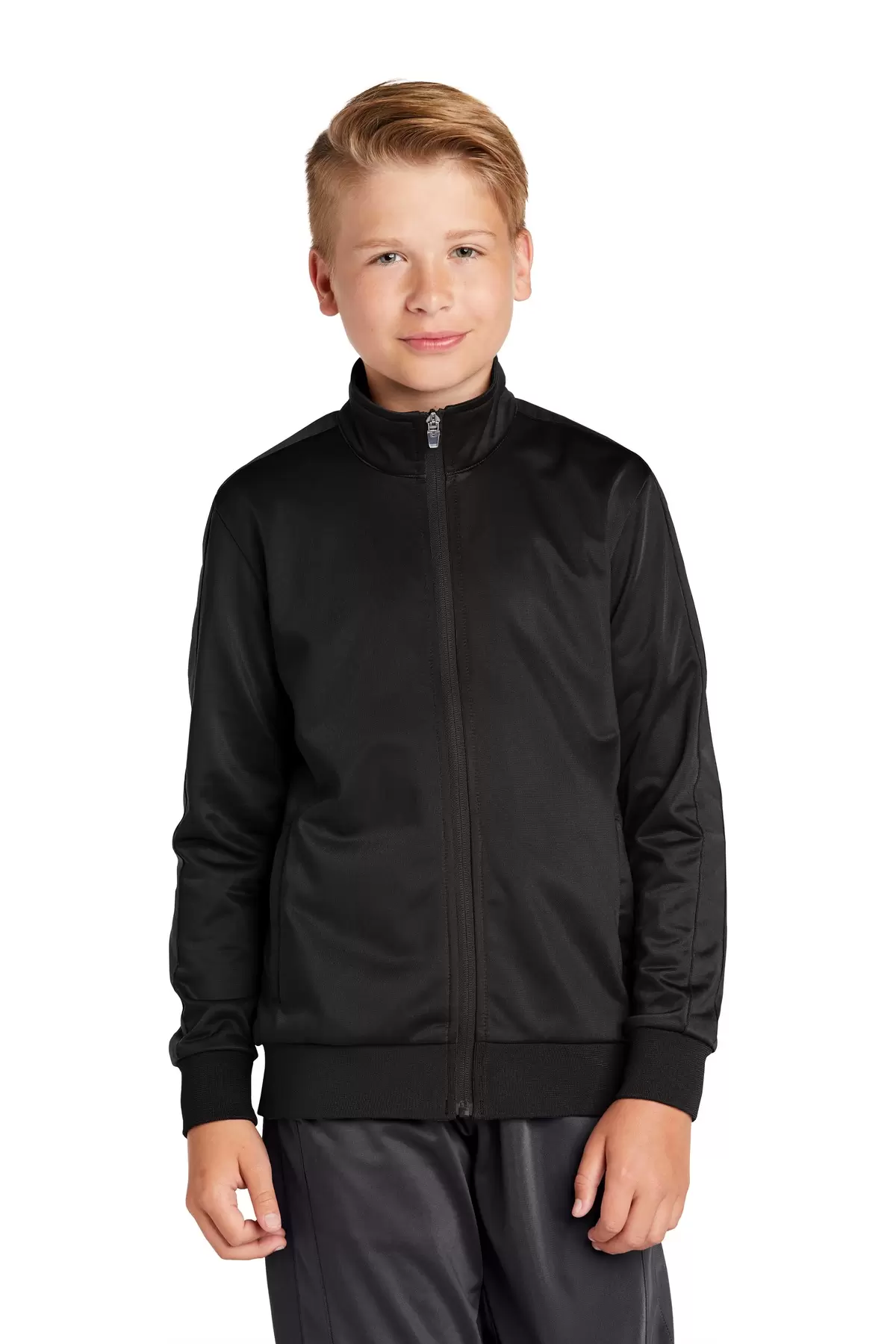 Sport Tek YST94 Sport-Tek    Youth Tricot Track Jacket SKU: YST94