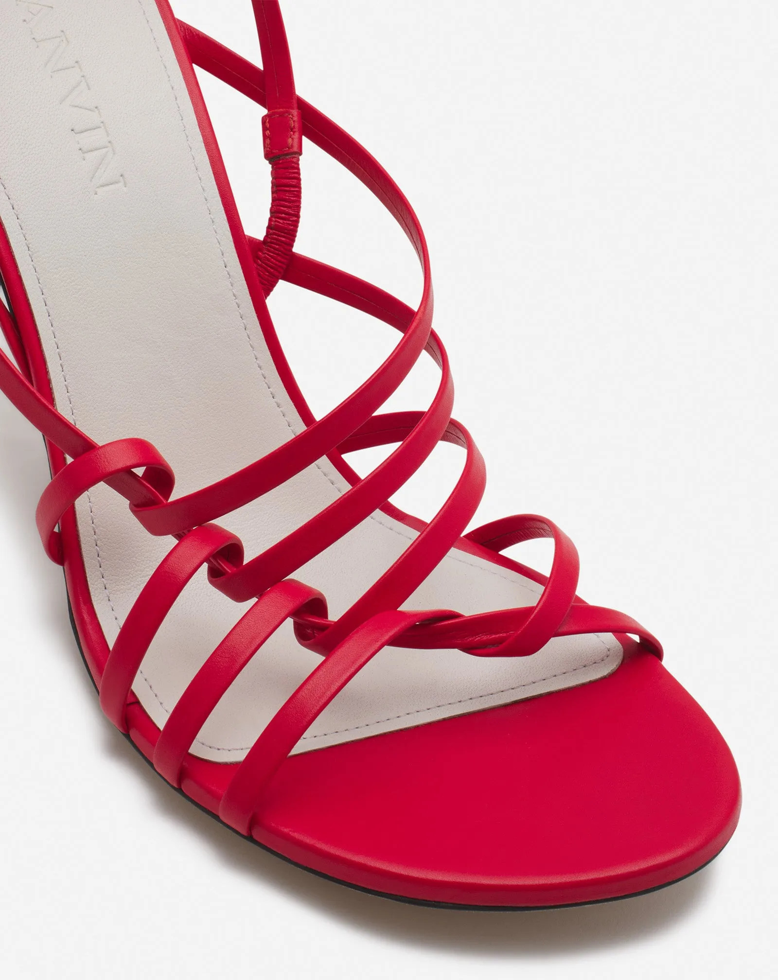 SQUENCE BY LANVIN LEATHER SANDALS