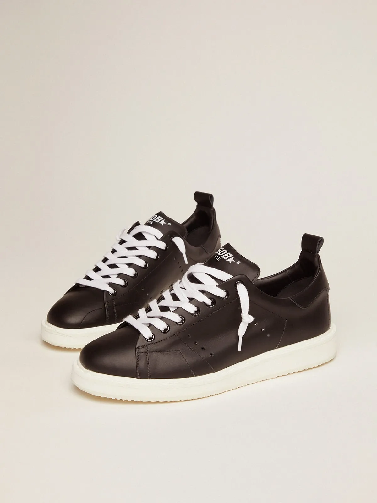 Starter sneakers in total black leather