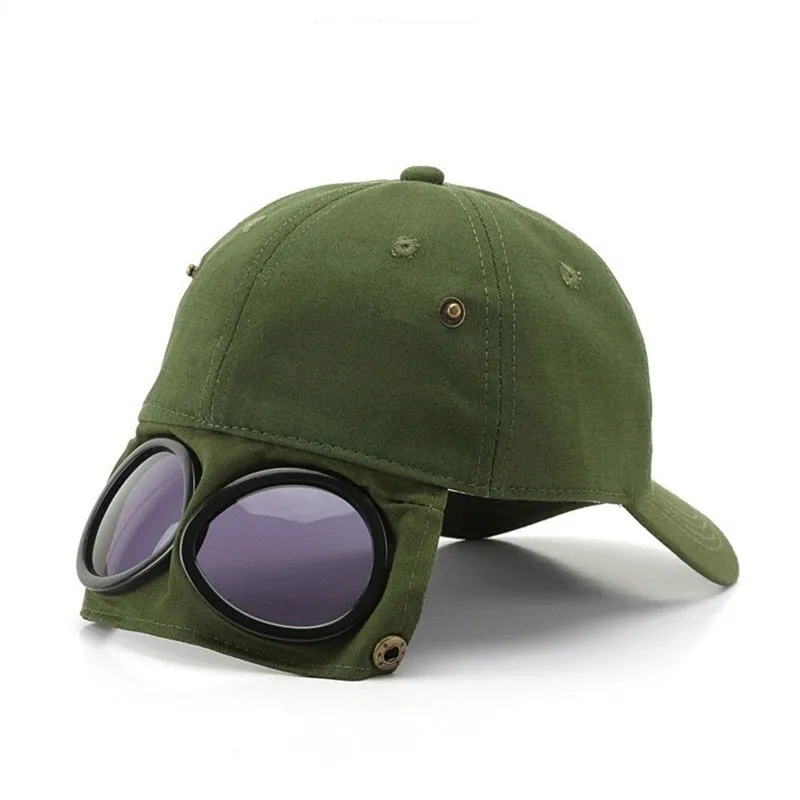 steampunk aviator cap