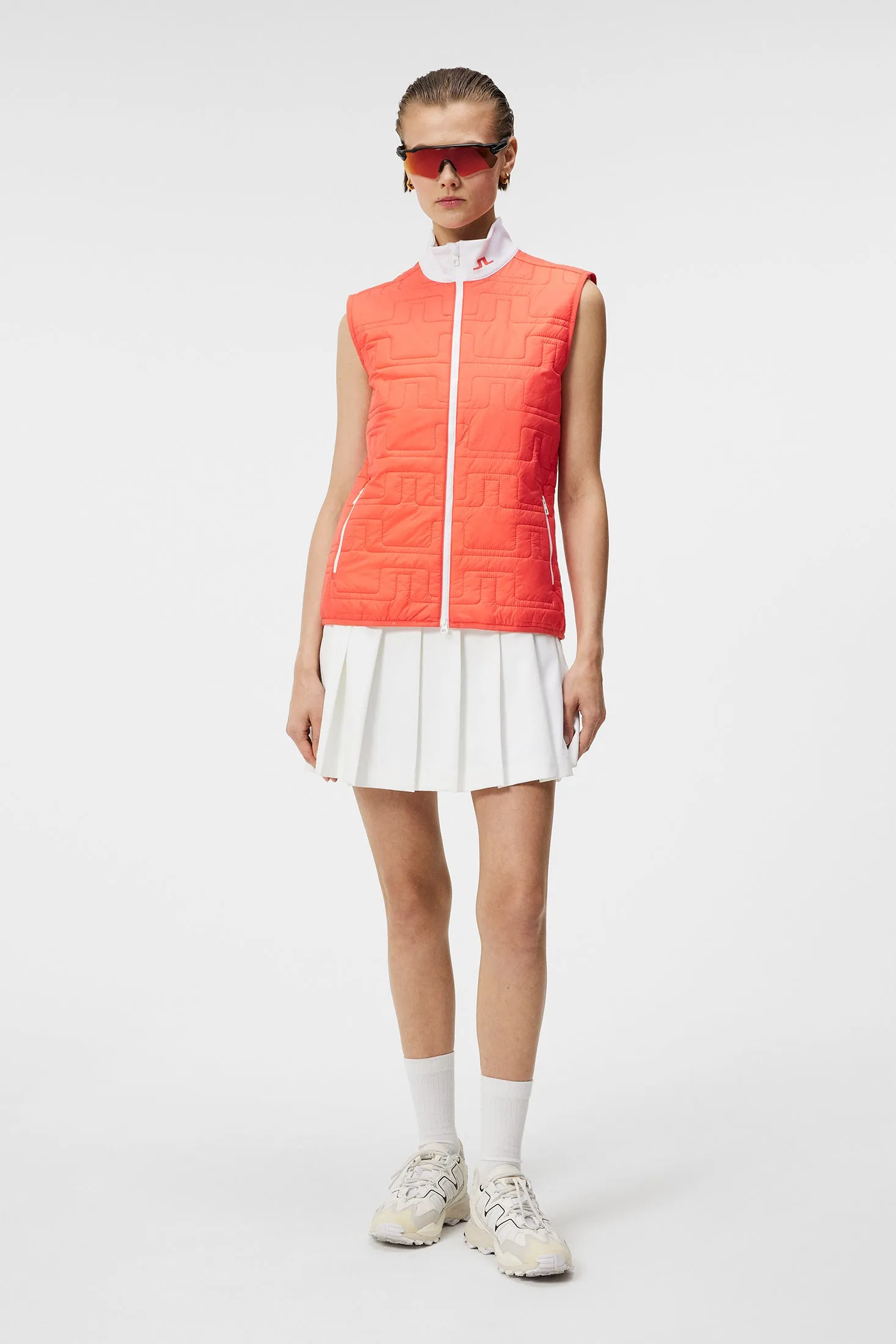 Stefania Hybrid Vest / Hot Coral