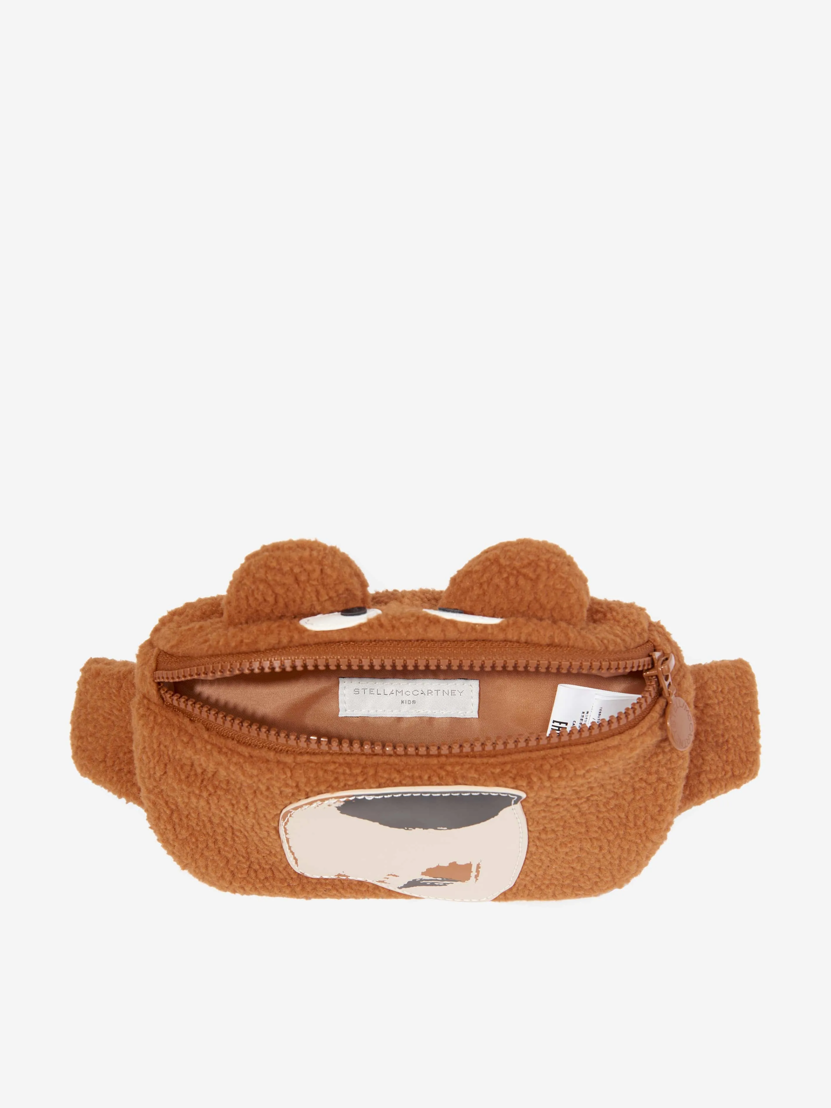 Stella McCartney Boys Bear Belt Bag in Brown