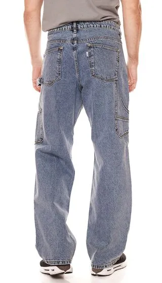 STONES Mr. Wayne Herren Stonewashed-Jeans locker geschnittene Hose 10014-10030 036 Hellblau