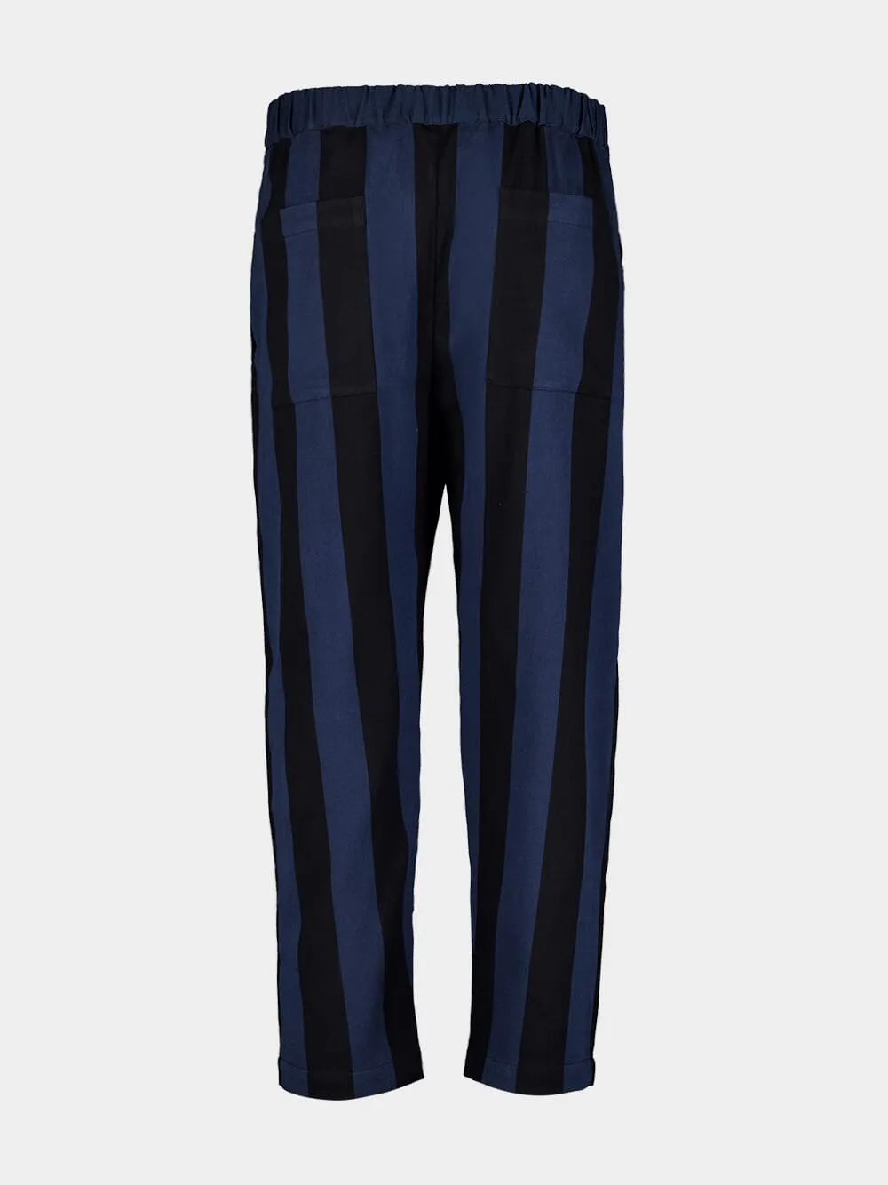 Striped Cotton Trousers