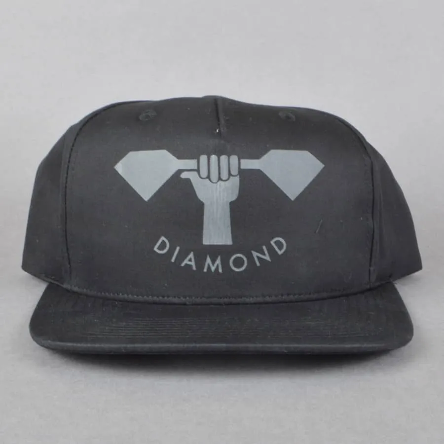 Strongarm Snapback Cap - Black