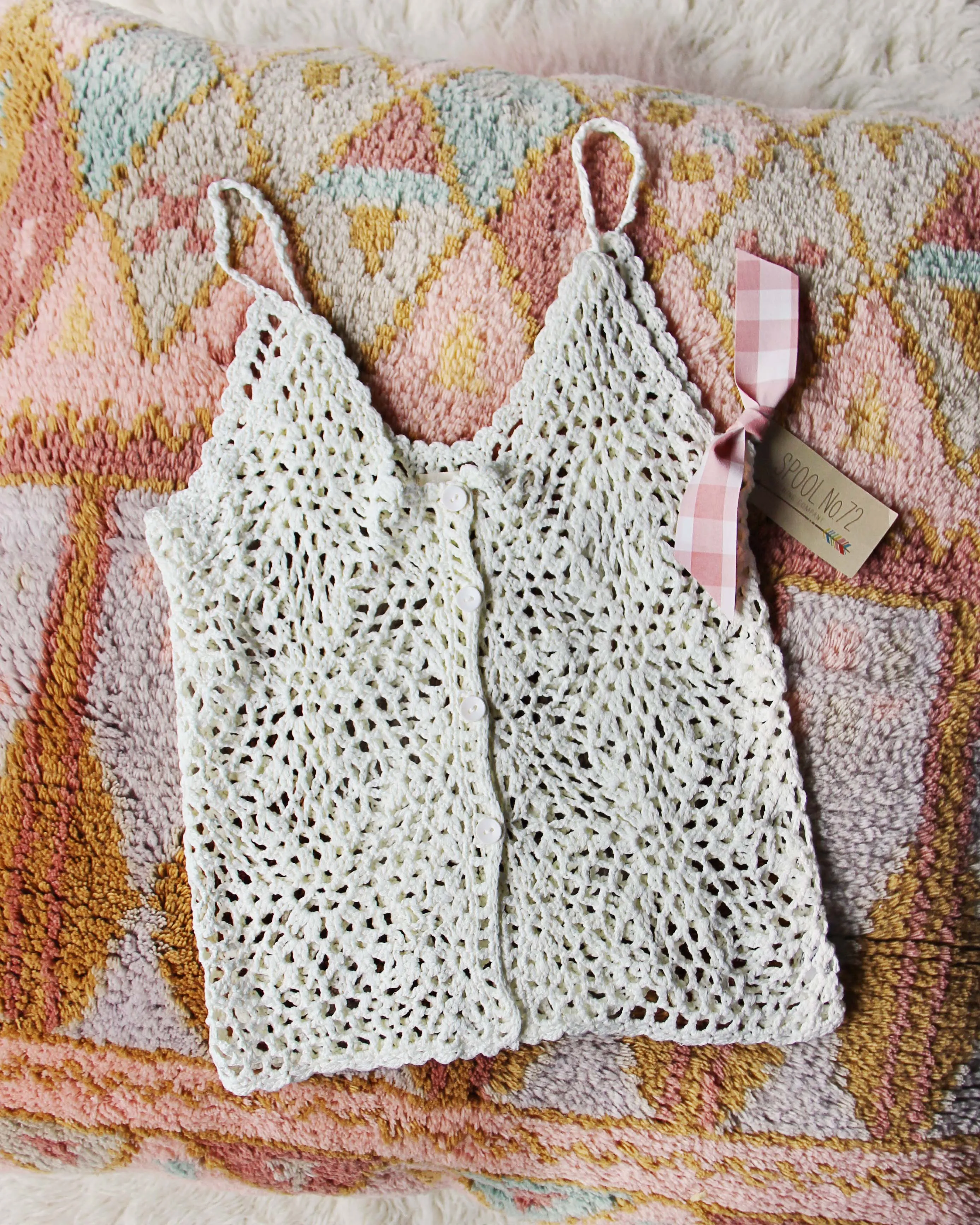 Sunshower Crochet Tank