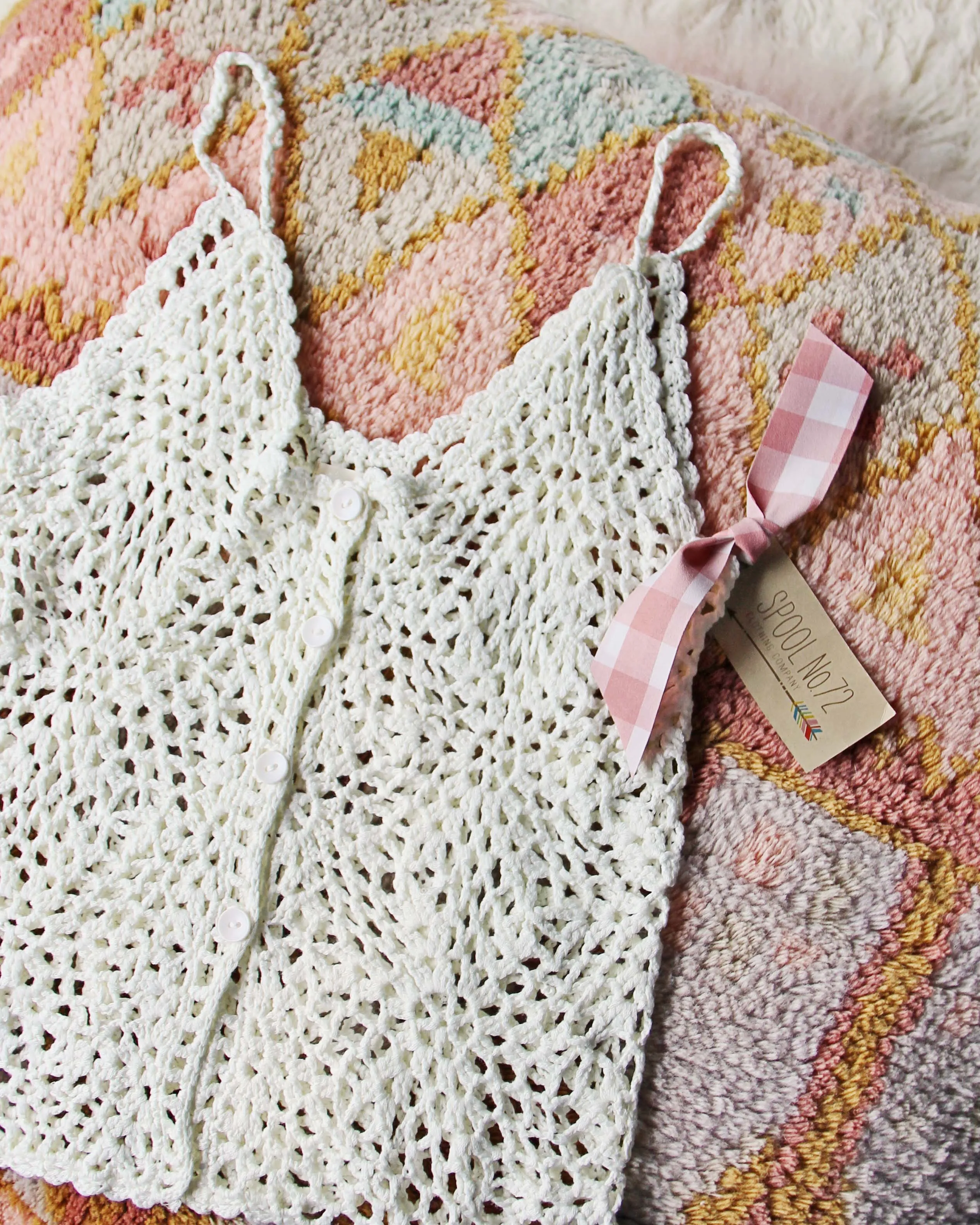 Sunshower Crochet Tank