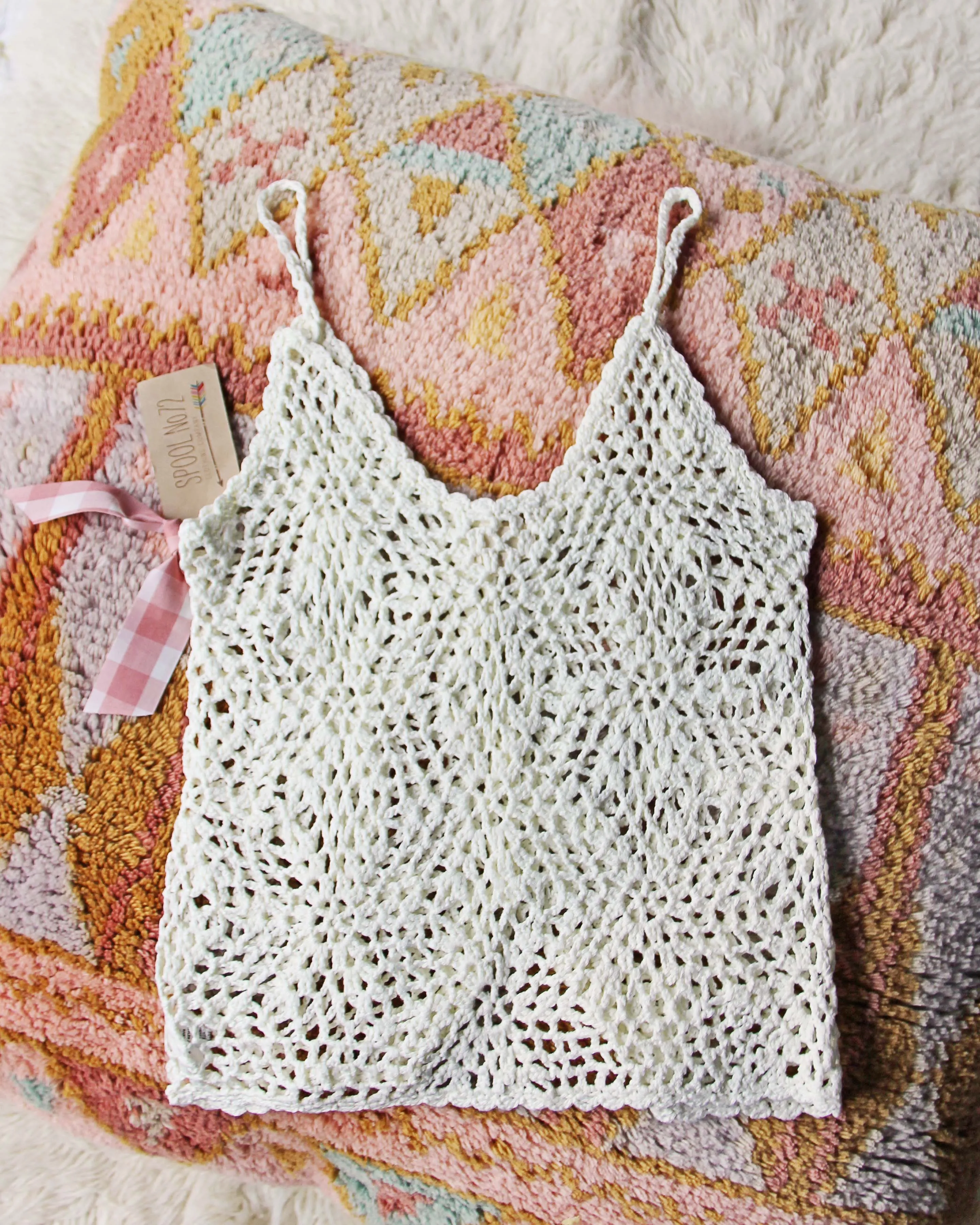 Sunshower Crochet Tank