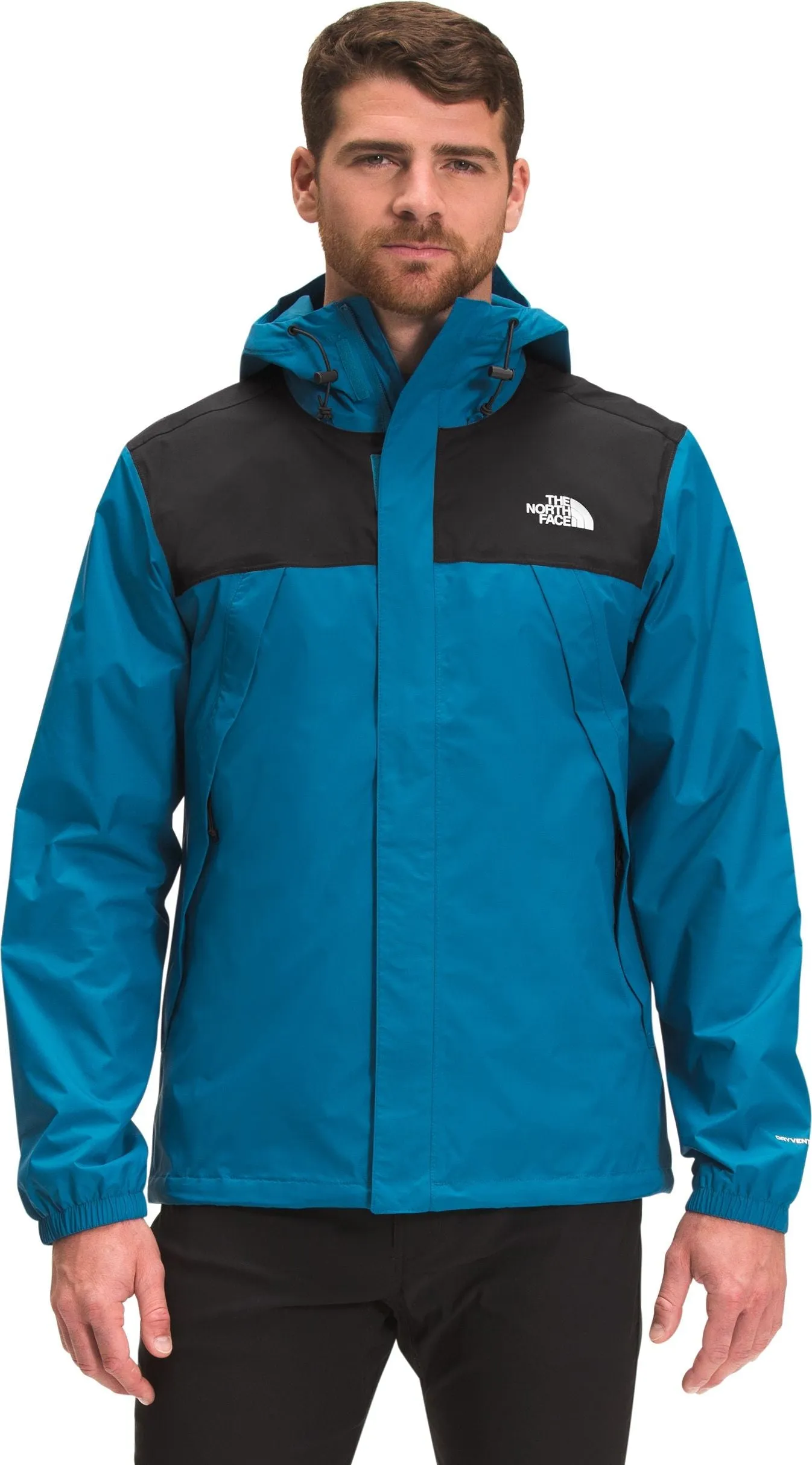 The North Face Men's Antora Jacket Banff Blue TNF Black