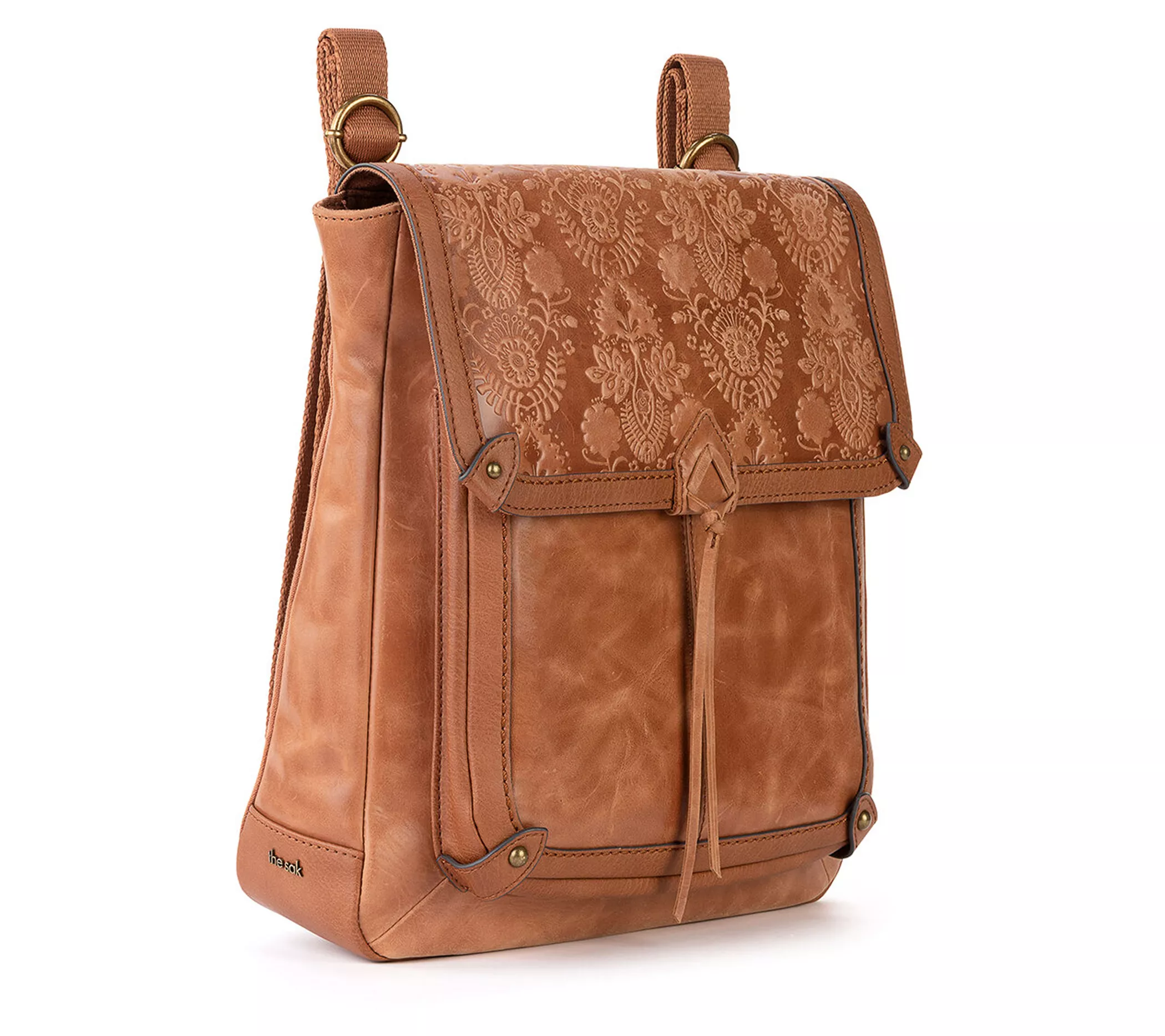 The Sak Ventura Leather Convertible Backpack