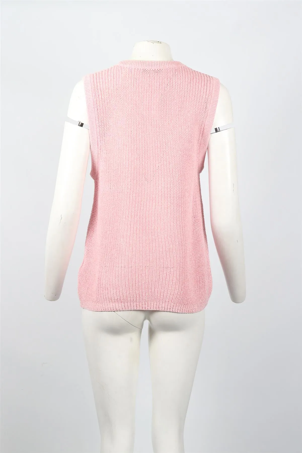 TIBI COTTON VEST MEDIUM