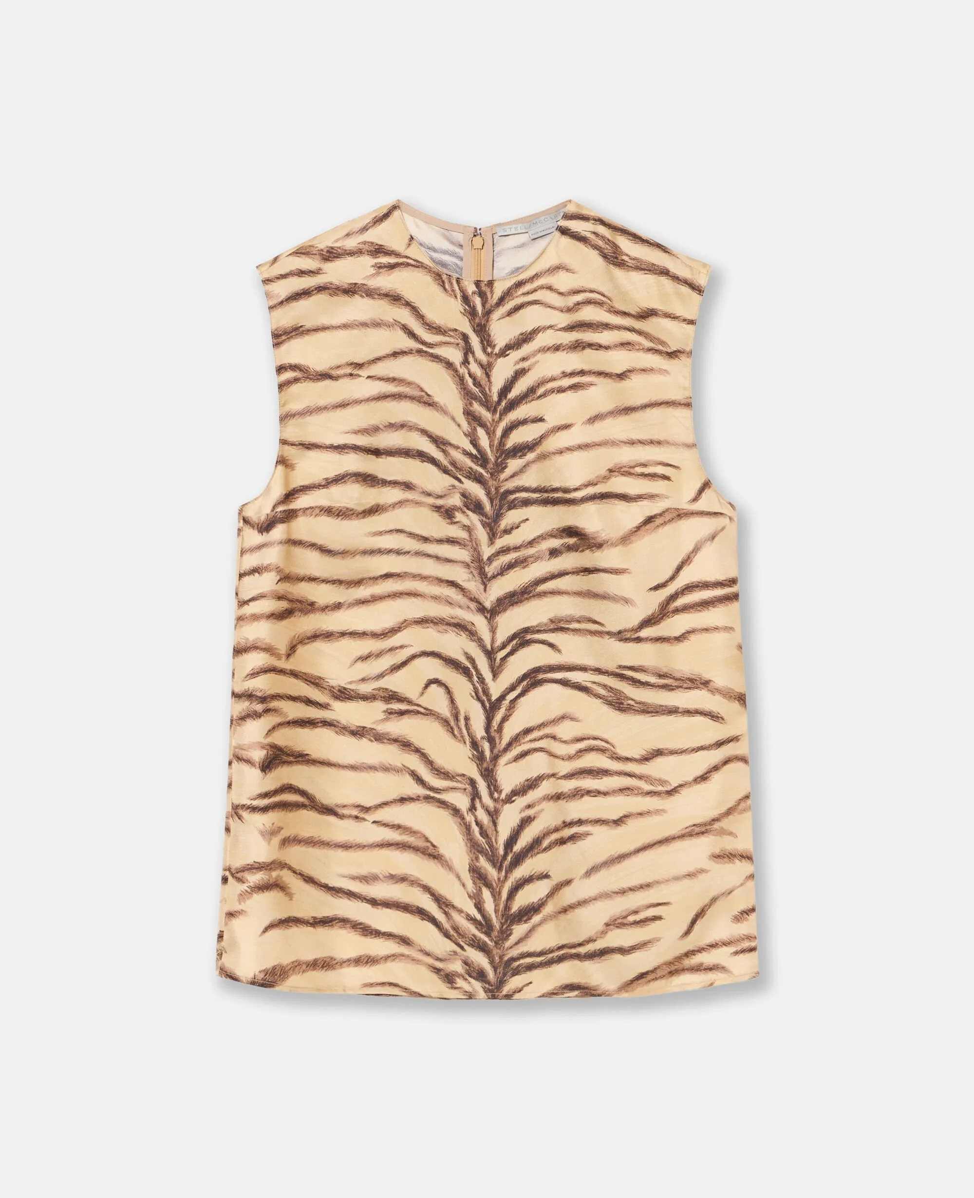 Tiger Print Sleeveless Top