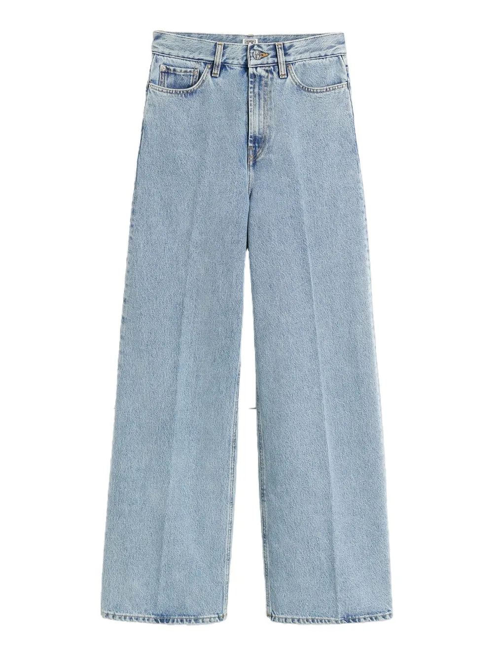 Toteme Wide Leg Denim Jeans Cool blue | Luxury and style at your fingertips