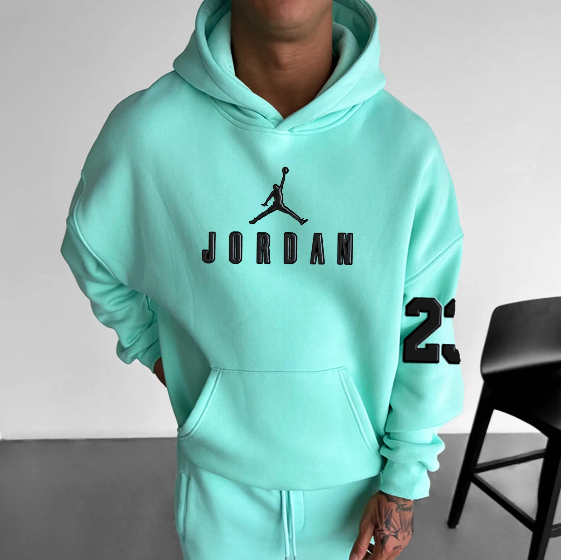 Unisex Jumpman Basketball Warm Casual Hoodie 