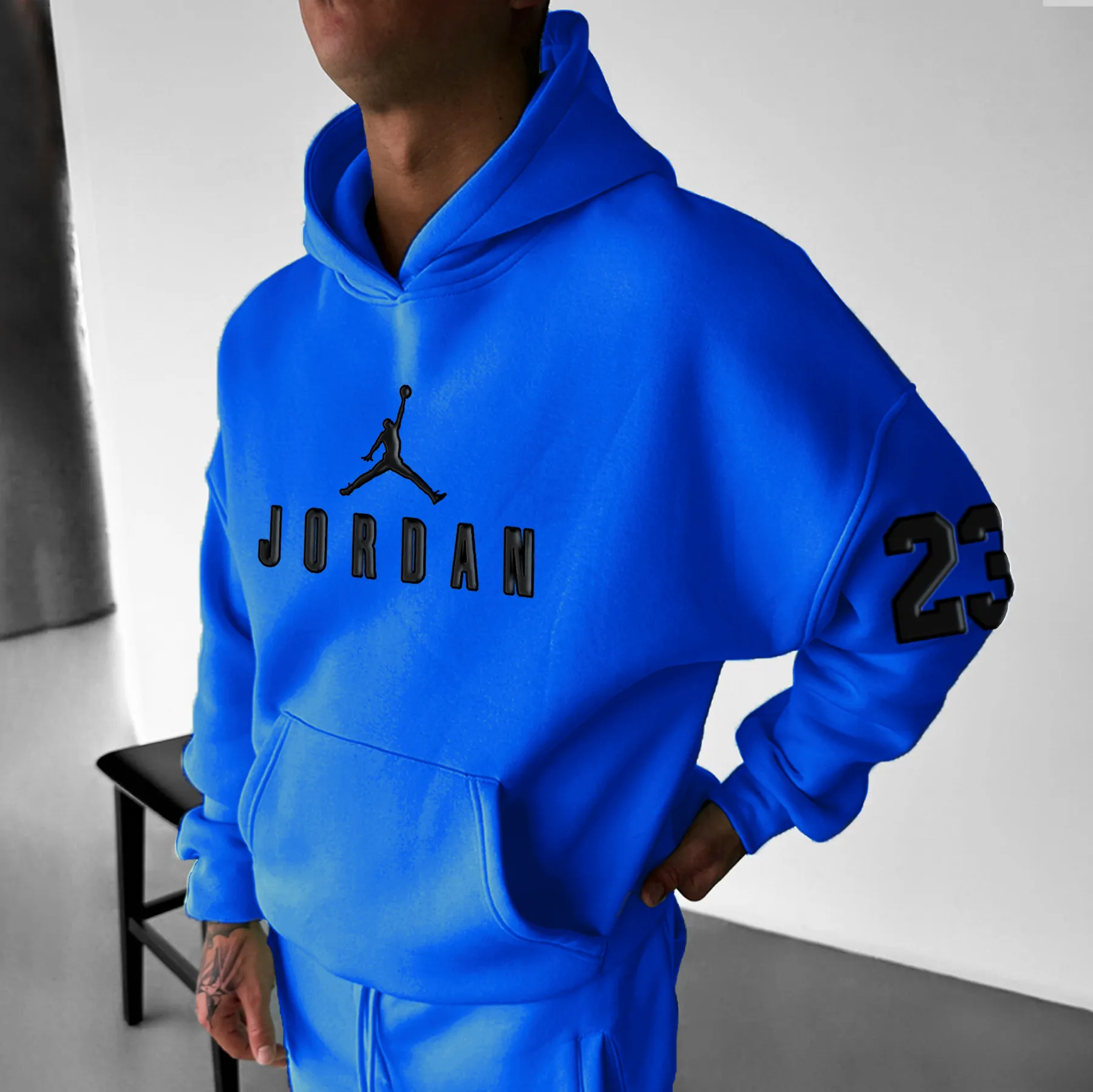 Unisex Jumpman Basketball Warm Casual Hoodie 