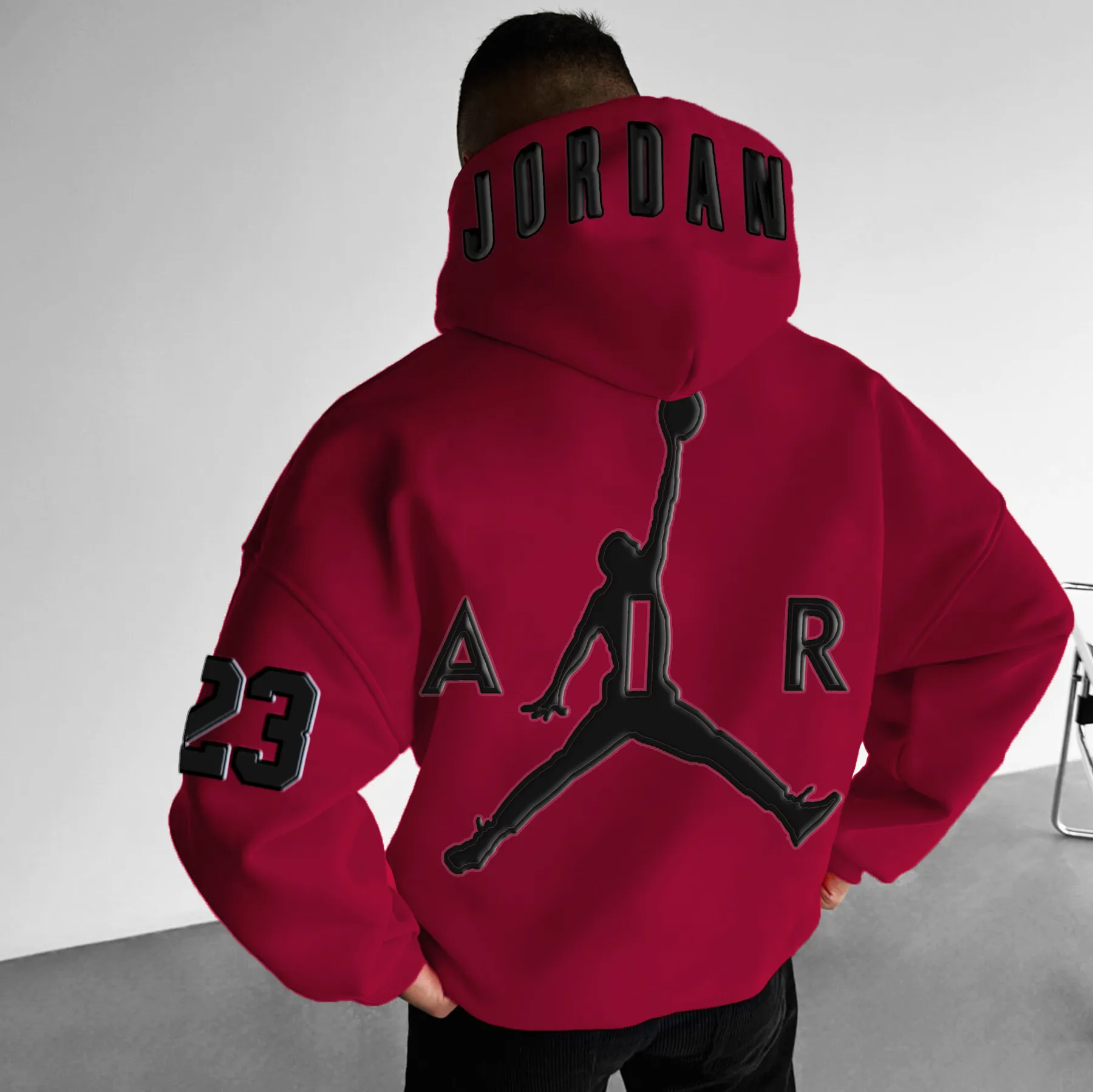 Unisex Jumpman Basketball Warm Casual Hoodie 