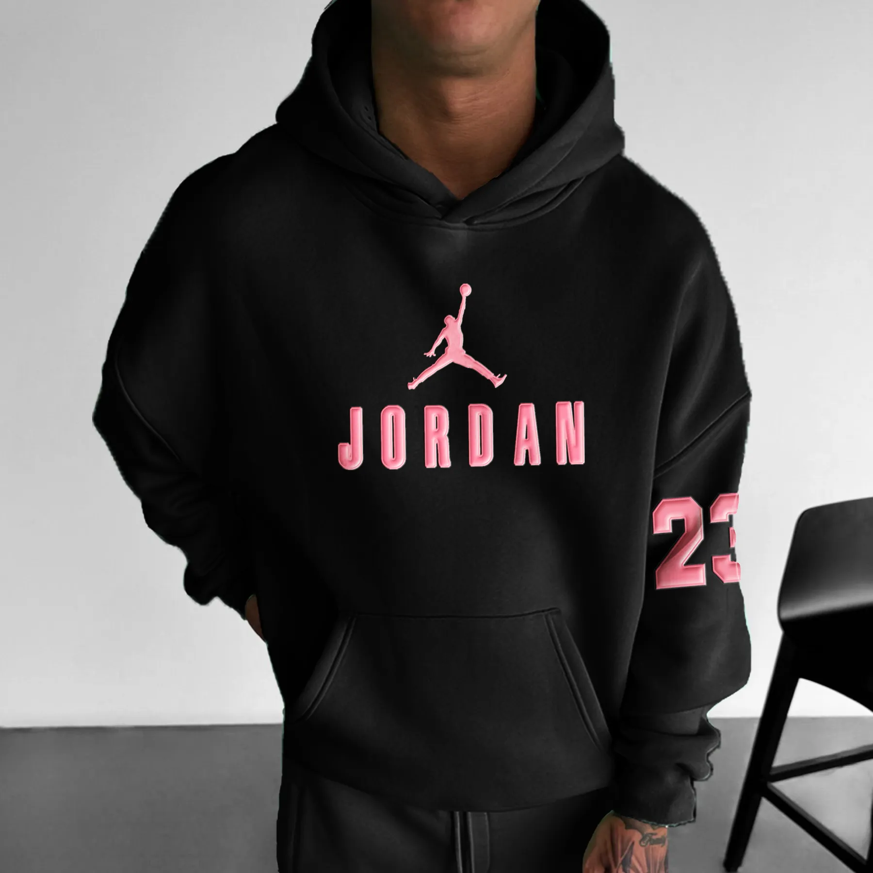 Unisex Jumpman Printed Casual Hoodie 