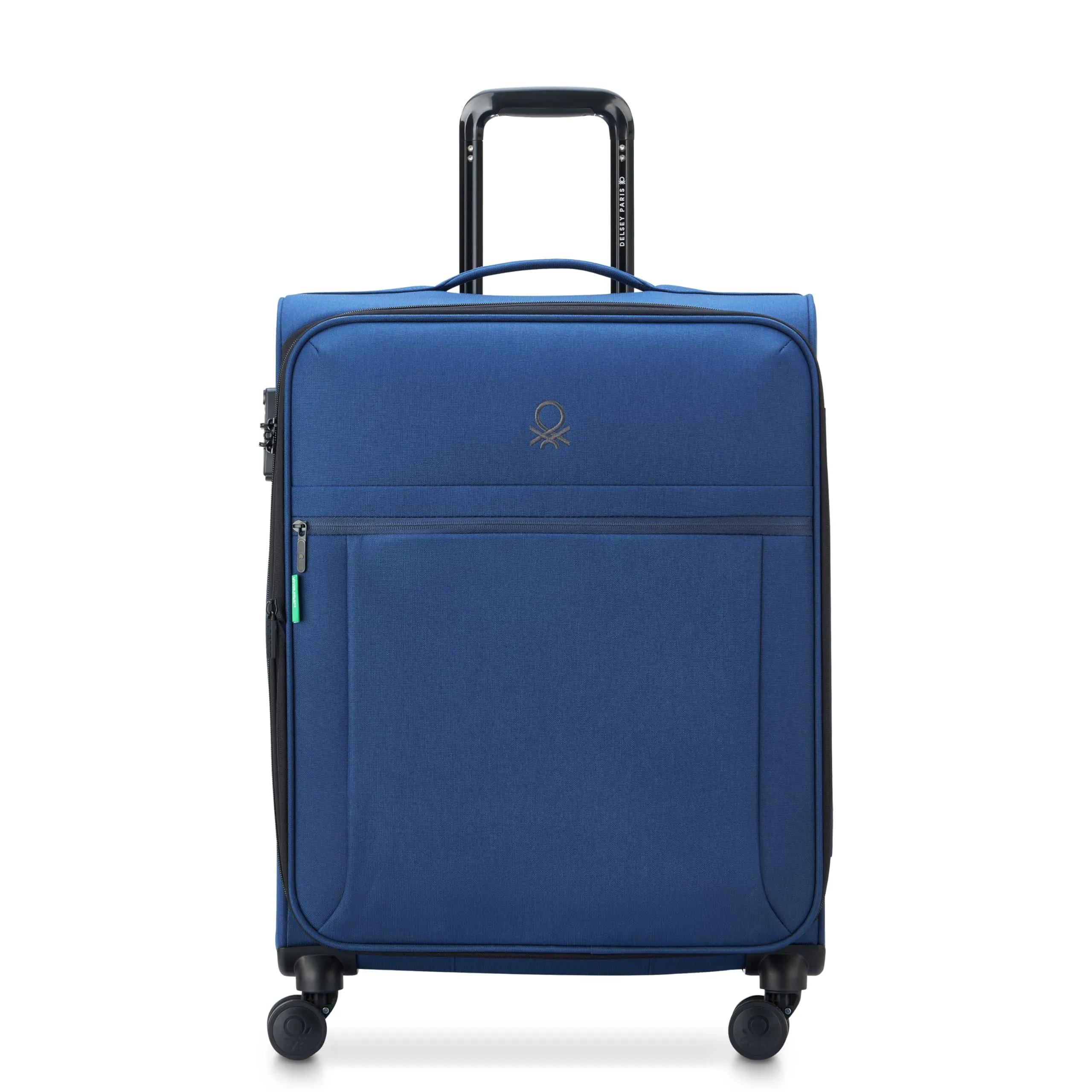 United Colors of Benetton Be Softside Expandable Luggage with Spinner Wheels (Checked-Medium 23 Inch)  