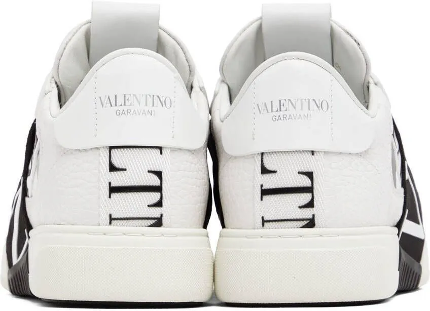 Valentino Garavani White & Black VL7N Low-Top Sneakers