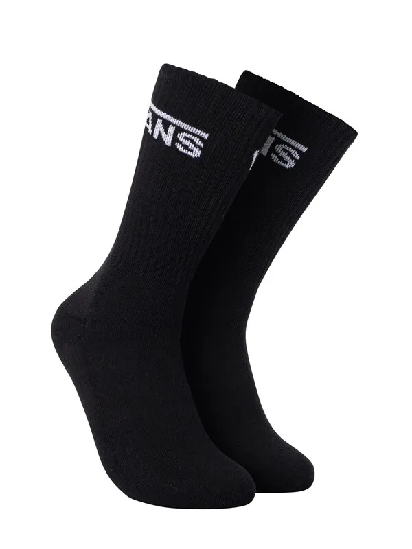 Vans 3 Pack Shoe Socks - Black/White