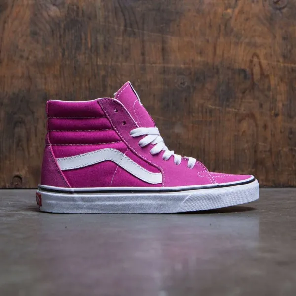 Vans Men Sk8-Hi (white / very berry)