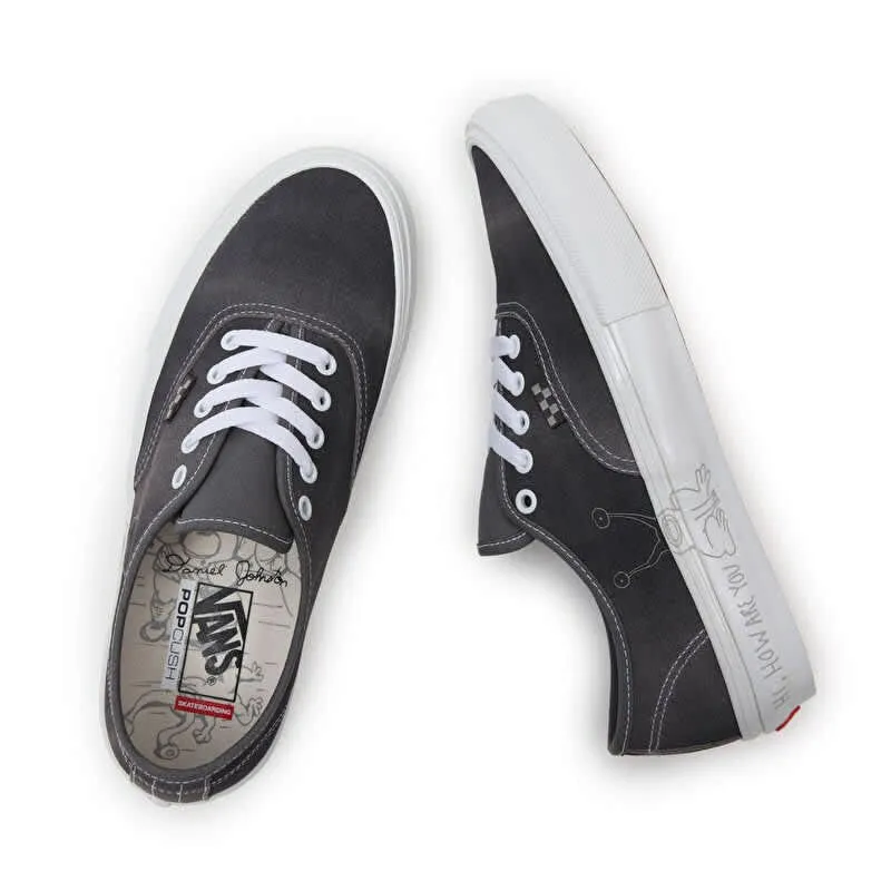 Vans Skate Authentic - (Daniel Johnston) Raven White