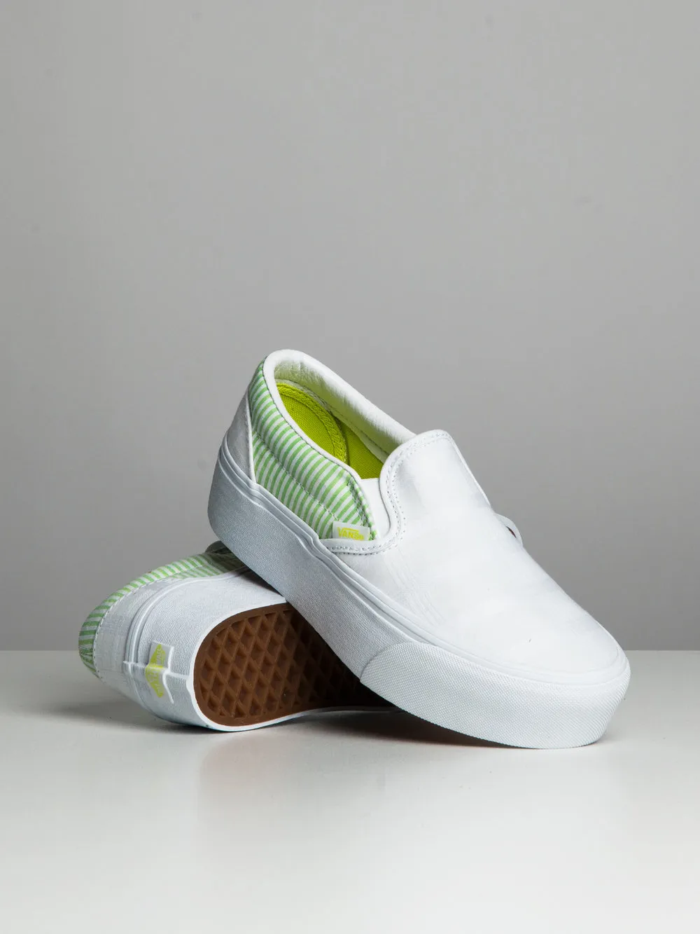 VANS WOMENS VANS CLASSIC SLIP ON STACKFORM - CLEARANCE